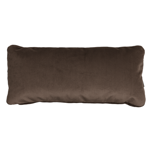 WOOOD kussen Mojo - Velvet - Bruin - 30x70x10