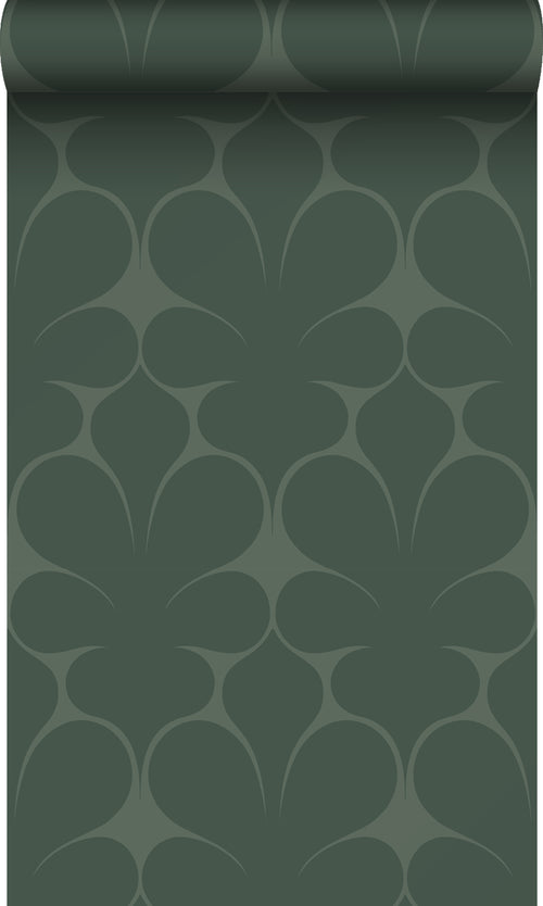 Origin Wallcoverings behang ornamenten donkergroen - 50 x 900 cm - 347924 - vtwonen shop