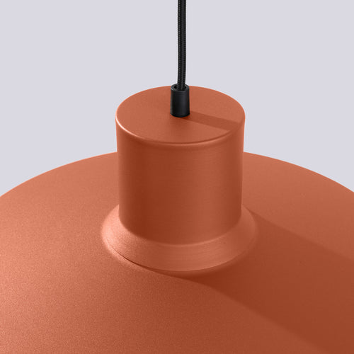 Sollux Lighting Hanglamp BILO rood oker - 35x35x120cm
