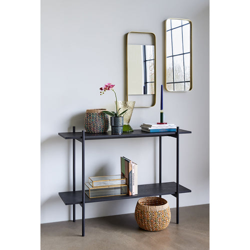 Hübsch wandspiegel Retro - ijzer/spiegelglas - 31xh76cm - vtwonen shop