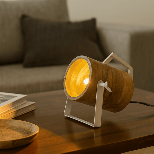 FurniLux Tafellamp Scotty –White - 22x19x24cm - vtwonen shop