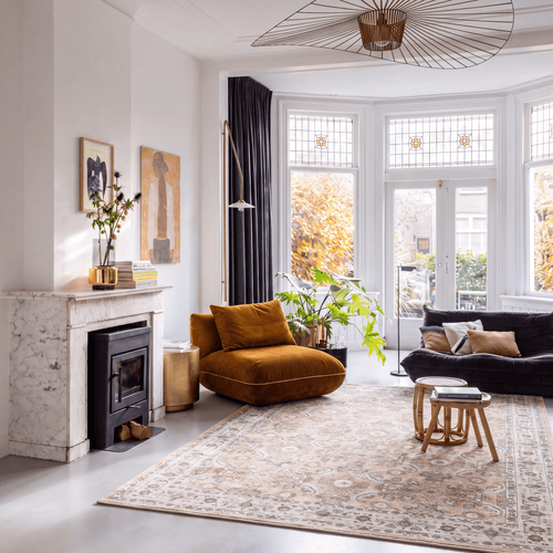 Interieur05 Vintage vloerkleed Serai Beige/Bruin