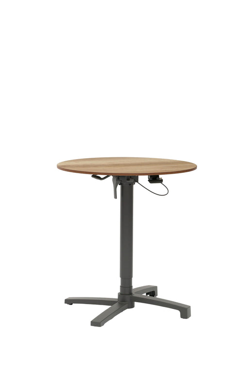 Sens-Line - Lima HPL Bistro Tuintafel - In hoogte verstelbaar - Ø70cm - Houtkleur