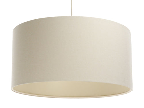 bpskoncept hanglamp Aven - crèmekleurige stof - Ø50 cm