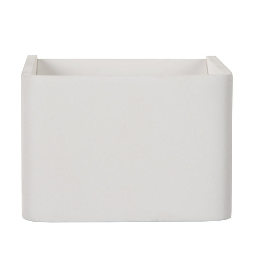 Atmooz wandlamp Calla - wit - Ø 10 x H 7 cm - geïntegreerde led