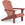 Keter Troy Adirondack Tuinstoel - 81x93x96,5cm – Terracotta
