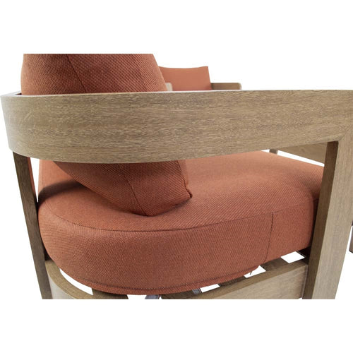 Lesli Living loungebank Mylo - rood - 185x72,5x66cm