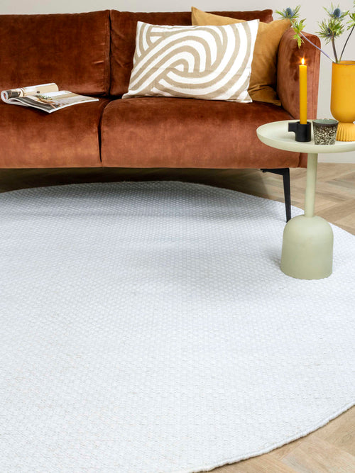 Vloerkleed MOMO Rugs Vaasa White Rond 200 rond - vtwonen shop