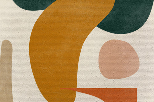 Canvas 60x40 Abstracte Zonsondergang - vtwonen shop