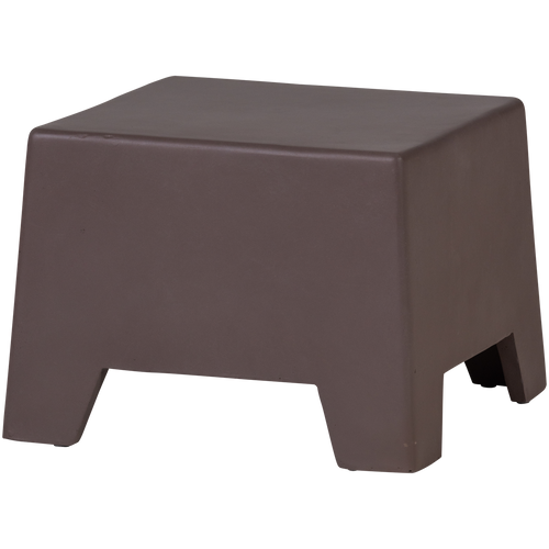WOOOD bijzettafel laag Zina - Cement - Bruin - 36x50x50