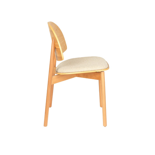 Zuiver Sunrise Eetkamerstoelen Hout Naturel - Set van 2