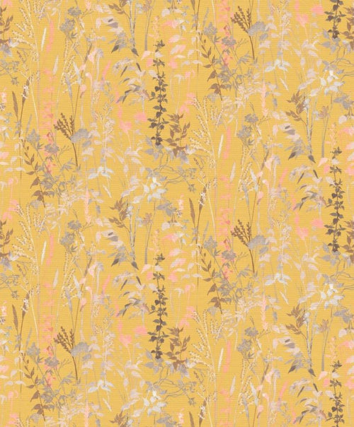 Erismann behang veldbloemen geel - 53 cm x 10.05 m - 661408 - vtwonen shop