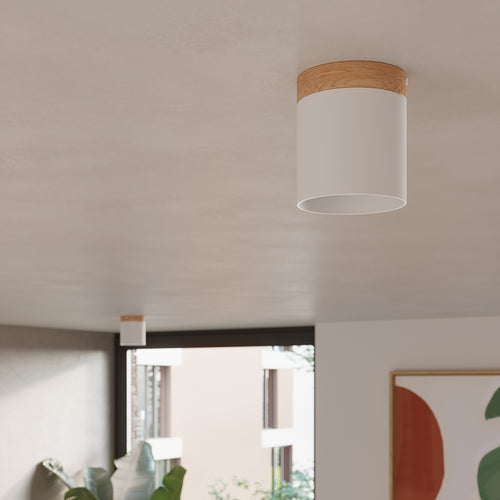 Sollux Lighting Plafondlamp RIF wit - 12x12x14cm