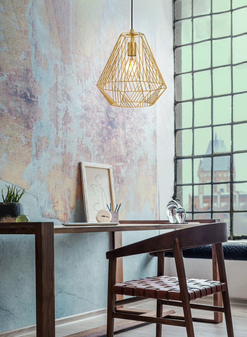 EGLO hanglamp Stype - e27 - ø 33 cm - goud - vtwonen shop