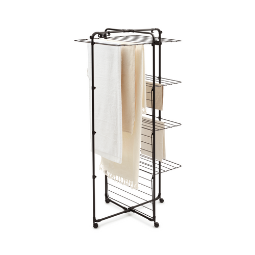 Brabantia HangOn Droogtoren, 30 meter - Matt Black - vtwonen shop