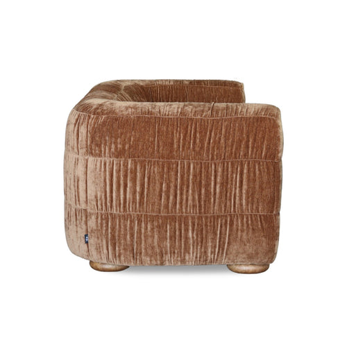 DÉJA Living 3-zits Bank Matre - Bruin Stof - 240x97x75cm - vtwonen shop