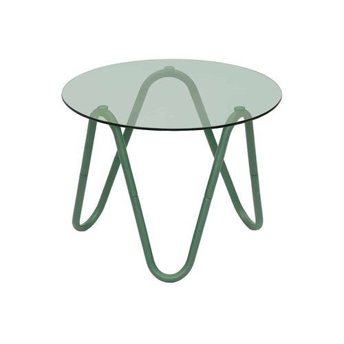 Leitmotiv bijzettafel Ventana Round - groen - Ø50cm