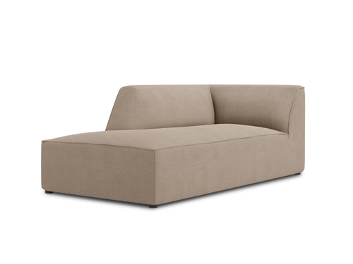 Micadoni linker meridiaan Ruby structurele stof, donkerbeige - 180x93x69cm