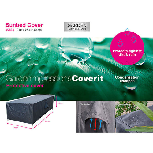 Garden Impressions ligbed hoes 210x76xH40 cm - vtwonen shop