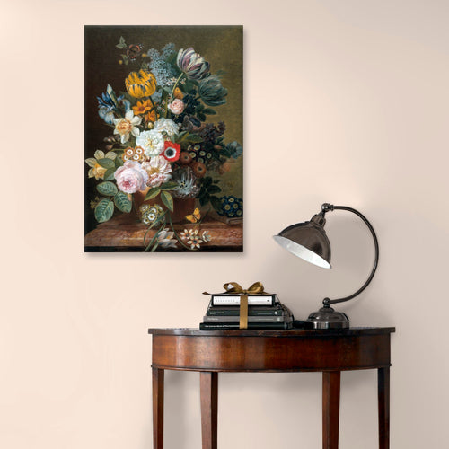 Art for the Home Canvas - Stilleven met Bloemen - 100x70cm - vtwonen shop