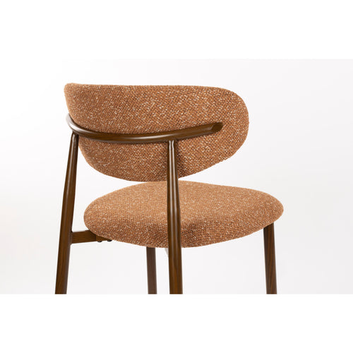 Housecraft Living Noor Barkrukken rugleuning 66 cm Terracotta - Set van 2