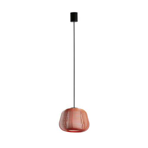 Faro Narita Narita hanglamp voor buiten, oranje, E27, IP65