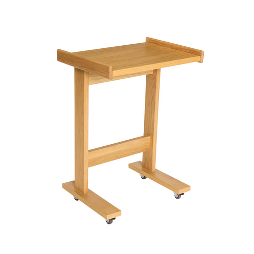 Hübsch bijzettafel Less - mdf/okerschors/eiken - 48x35xh65cm