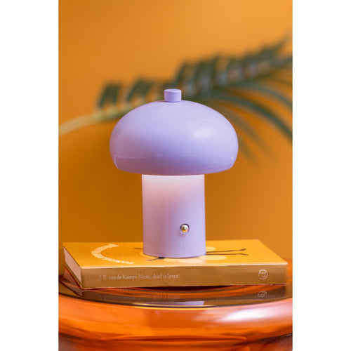 Leitmotiv tafellamp Retro Seta LED - paars - Ø12.5cm - vtwonen shop