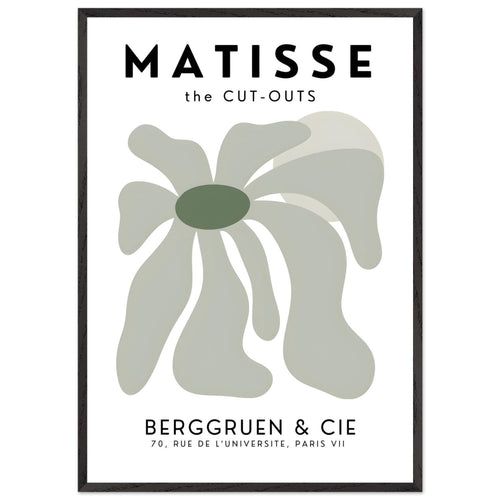 Artfulprints Poster met Lijst Matisse – Floral dream   - 70x100 cm - Grijs