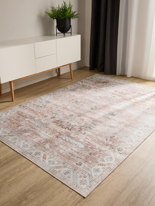 benuta wasbaar vloerkleed George - roze - 160x230 cm