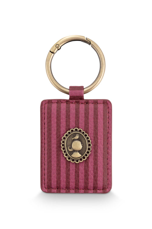Pip Studio Reisset Flora Bangalore Mini Dames - Donkerroze - 10x7,5 cm / 4,5x10 cm
