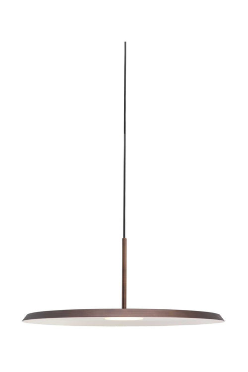 Artdelight hanglamp Osorno - 1 lichts - 35  x 143   cm - koper