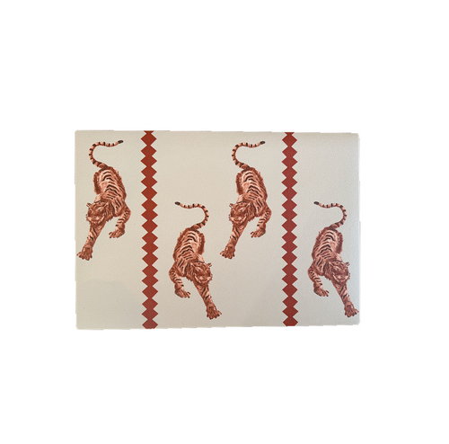 Catchii Placemat Tiger Panthera terracotta