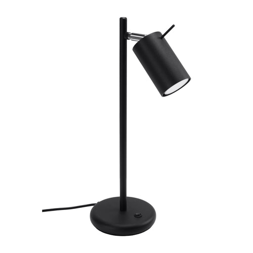 Sollux Lighting Tafellamp RING zwart - 14,5x19,5x43cm
