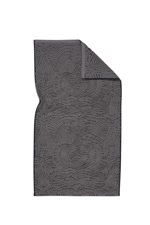 MOOOI Dodo Pavone - Douchehanddoek - Raven - 55x100 / 22x40 Inch cm - vtwonen shop