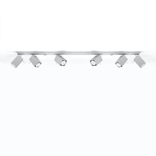 Sollux Lighting Plafondlamp MERIDA 6L grijs - 118x6x16cm