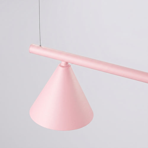 Sollux Lighting Kroonluchter NOX 4L roze - 122x14x215cm