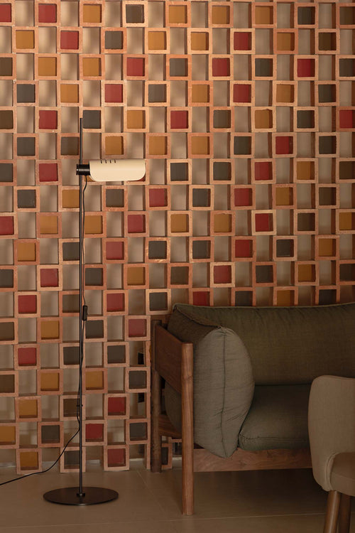 Faro Martinica Task vloerlamp zwart, beige 1x E27