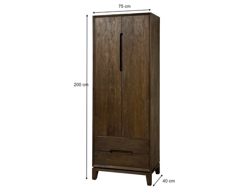 Livingfurn kabinetkast Cortez - 200x75x40 cm - mangohout