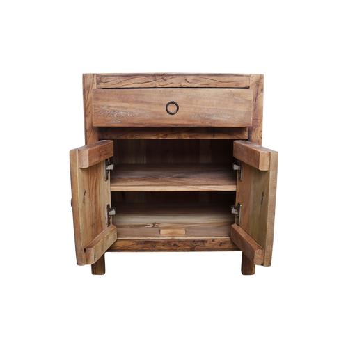 Raw Materials Farmwood houten nachtkastje – 50x38x60 cm