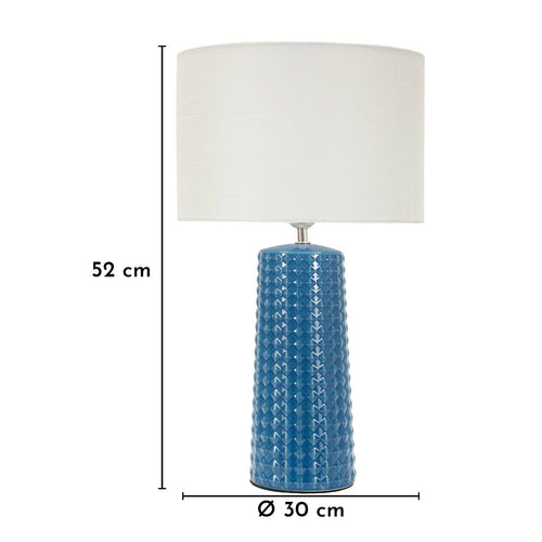 Mauro Ferretti tafellamp - Ø 30x52 cm - blauw/wit