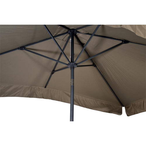 Lesli Living push-up parasol Libra - taupe - 200x300cm