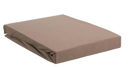 Beddinghouse topper hoeslaken BH Jersey Stretch TD - 180x200/220 cm - taupe - vtwonen shop