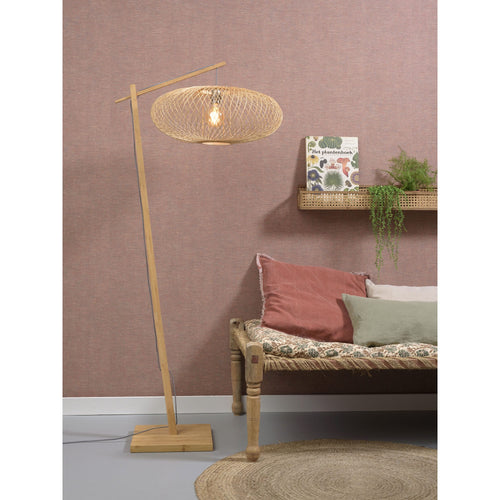 GOOD&MOJO vloerlamp Cango - bruin - Ø60cm - vtwonen shop