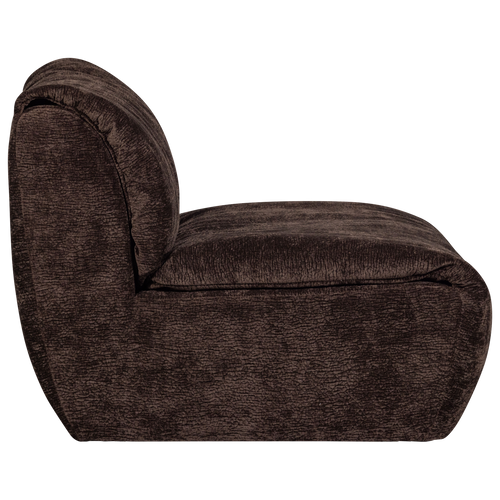 WOOOD 1-zits element Baggy - 3D Chenille - Donkerbruin - 81x91x101 - vtwonen shop