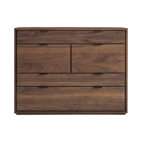 Tikamoon Massief notenhouten ladekast - Bruin - vtwonen shop