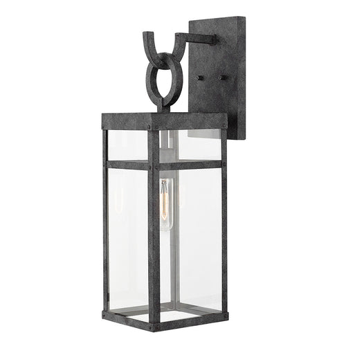 Elstead Hinkley Porter Outdoor Wandlantaarn Verouderd Zink, IP44