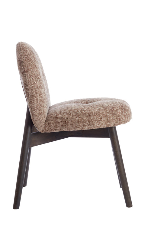 Light & Living eetkamerstoel SINOSA - 59x50x83cm - bruin - Set van 2 - vtwonen shop