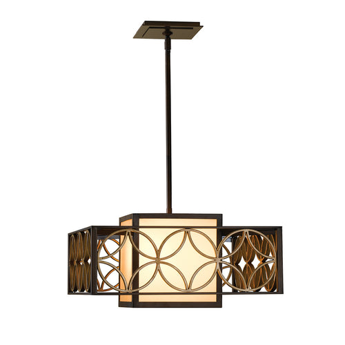 Elstead Remy - 1-lichts plafond hangende staaf goud, brons, E27