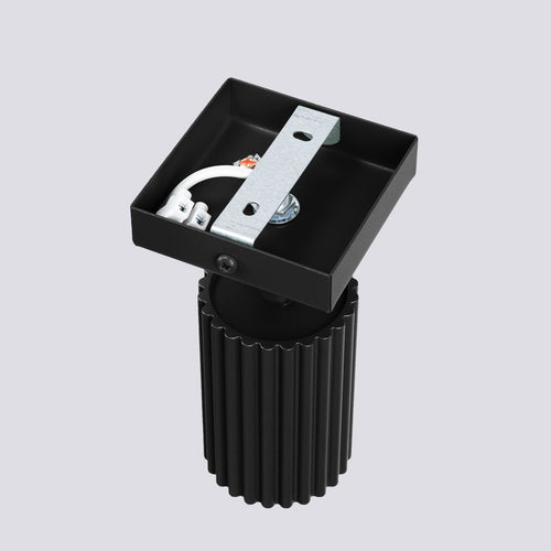 Sollux Lighting Wandlamp KARBON zwart - 8x16x8cm
